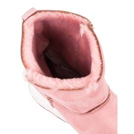 Pink snow boots 1