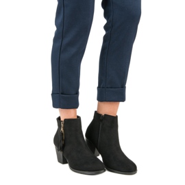 Black suede ankle boots 2 Black suede ankle boots 2