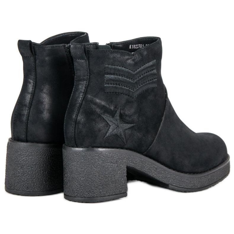 Kylie Military women's boots black 2