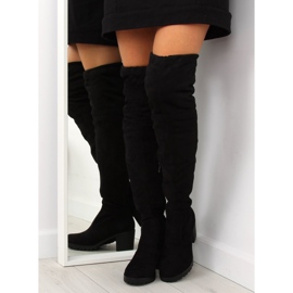Black high-heeled boots BH108-HB 2