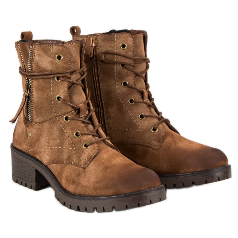 Vinceza VINCEZ workers brown 1