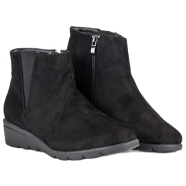 Kylie Suede Booties black 1