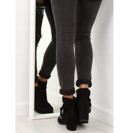 Black YL56 Black high-heeled boots 1 Black YL56 Black high-heeled boots 1