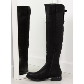 Black women's boots 228-PG black 2
