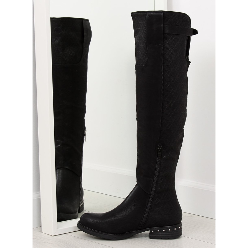Black women's boots 228-PG black 2