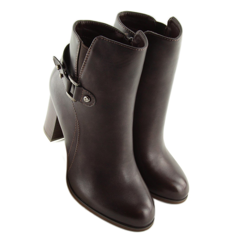 Brown high heels 3974 Brown 2