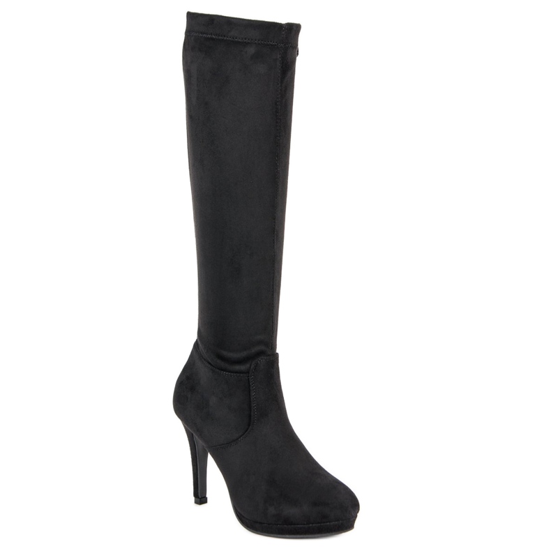 Small Swan Sexy women's boots black 1