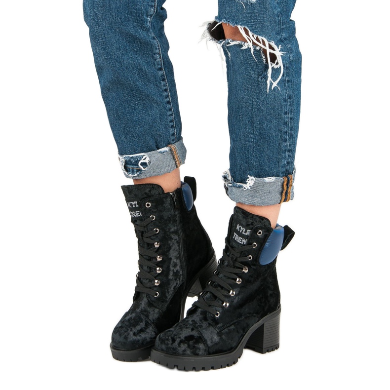 Kylie Velor Workers black 1