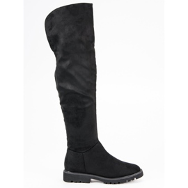 Kylie Flat Heel Boots black 1