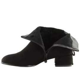 Black high-heeled boots JW21 Black 2 Black high-heeled boots JW21 Black 2