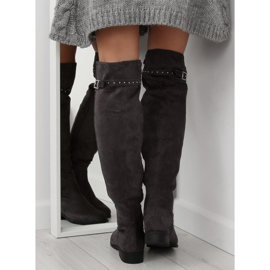 Gray Over-boots, BH136-HB Gray grey 2