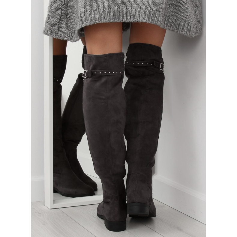 Gray Over-boots, BH136-HB Gray grey 2