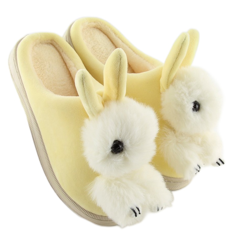 Yellow women's slippers DD90 Beige 1 Yellow women's slippers DD90 Beige 1