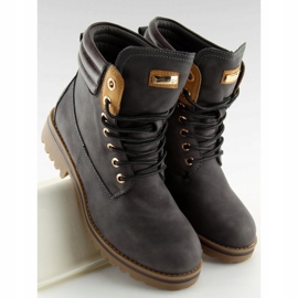 Women's dark gray timber boots GD-ZN27 Darkgrey 2