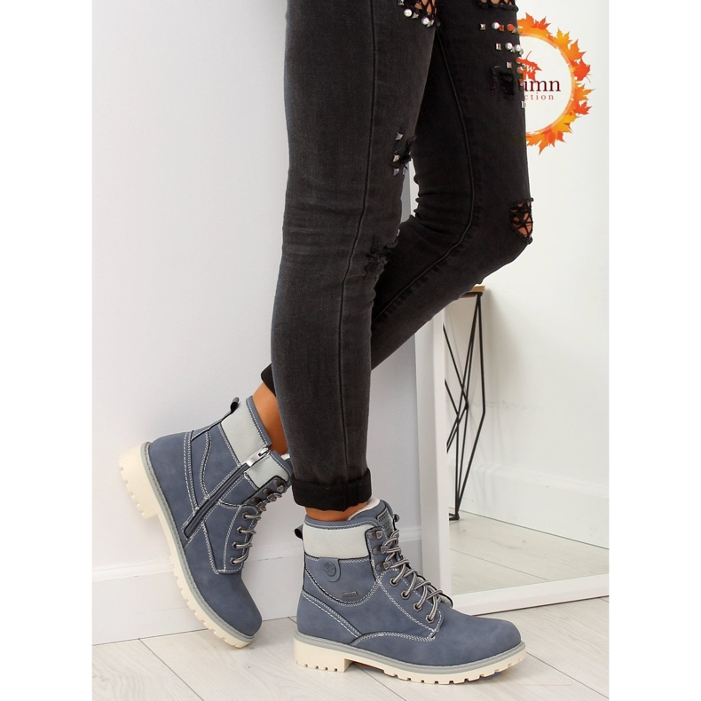 Insulated blue timber logs GD-TL01 blue 1