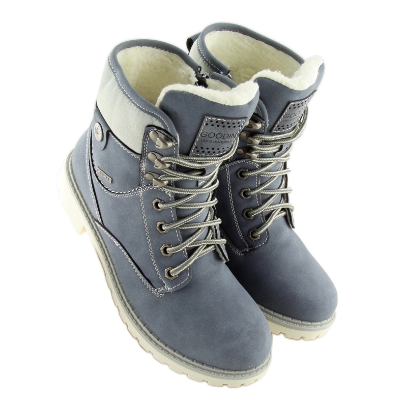 Insulated blue timber logs GD-TL01 blue 2