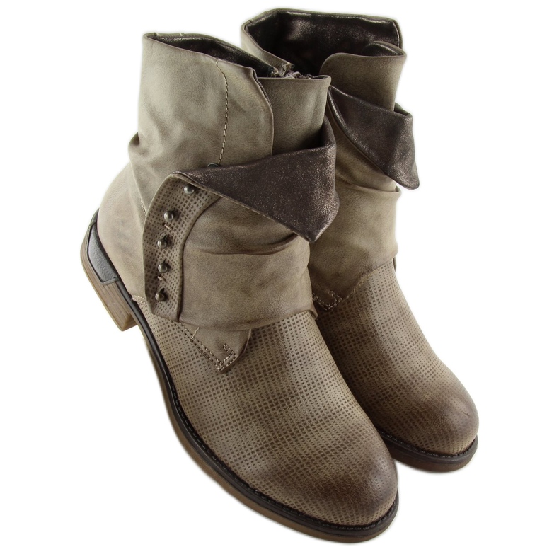 Women's khaki boots JA3153 khaki 2