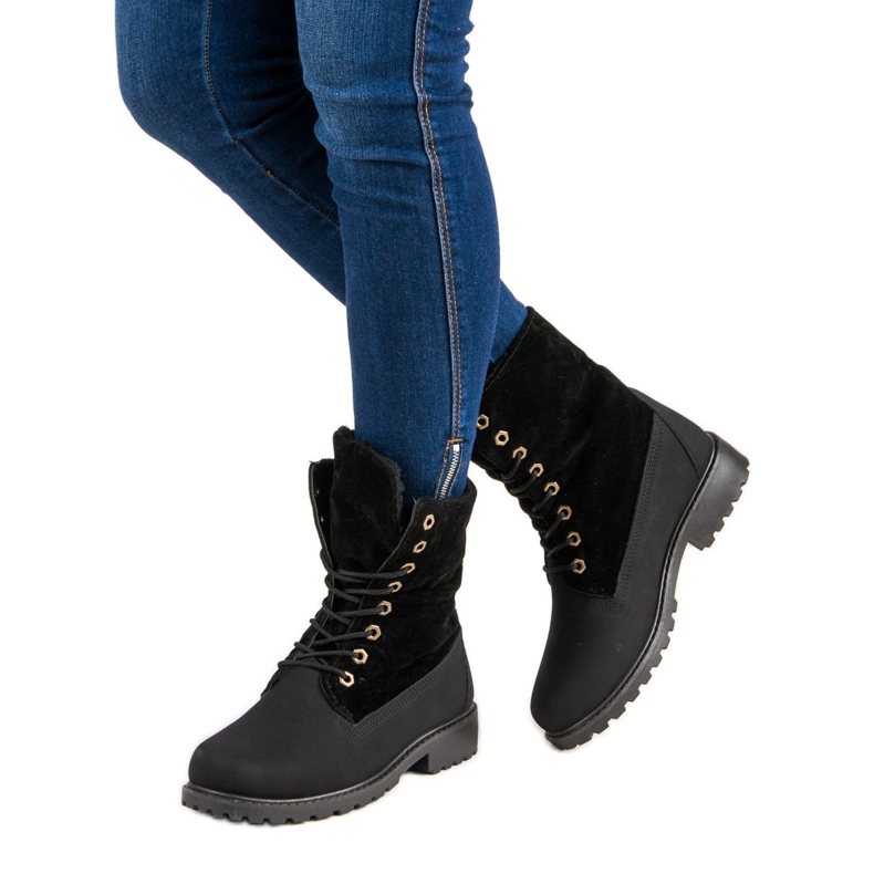 Knotted, insulated bags black 1