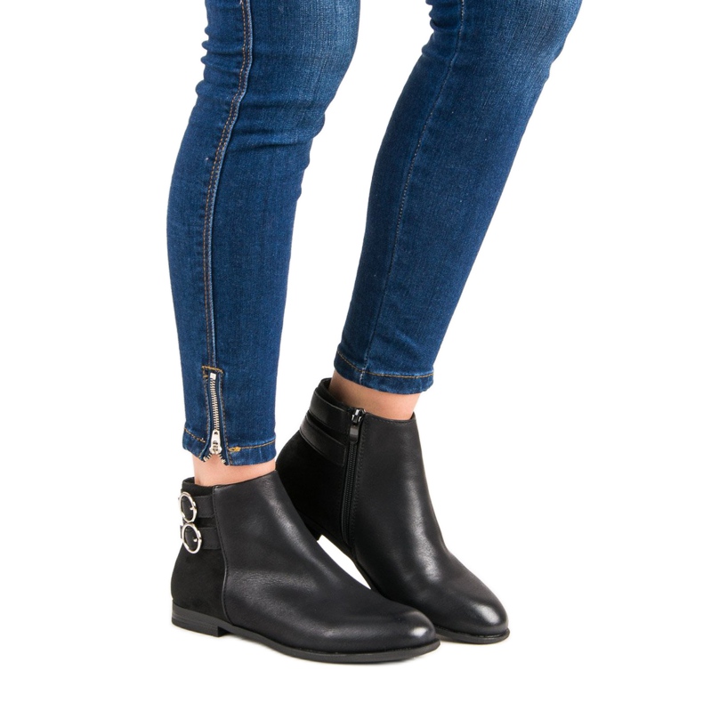 Super Mode Black Low Boots 1