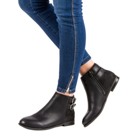 Super Mode Black Low Boots 2