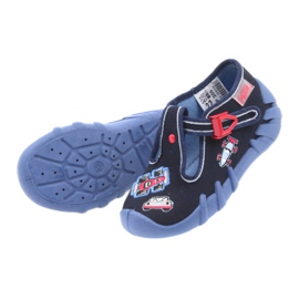Befado children's shoes 110P305 slippers blue red navy blue 4