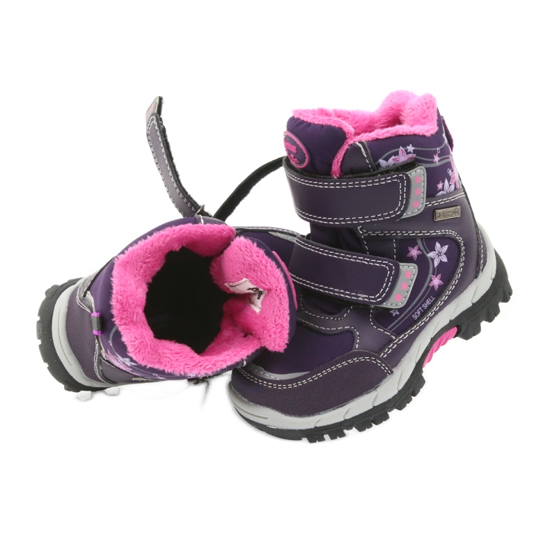 American Club American boots winter boots with a 3121 membrane purple 5