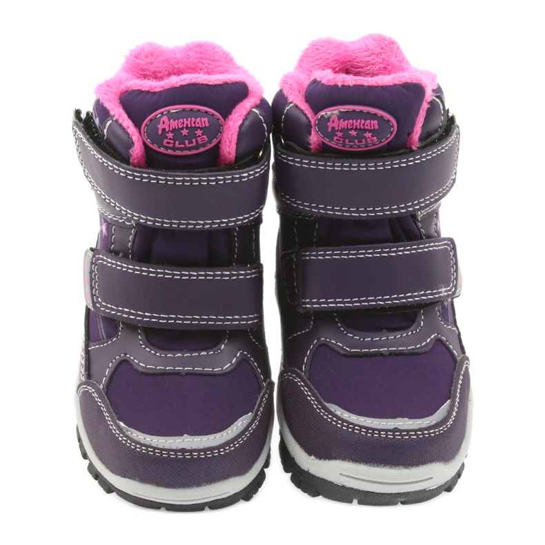 American Club American boots winter boots with a 3121 membrane violet 3