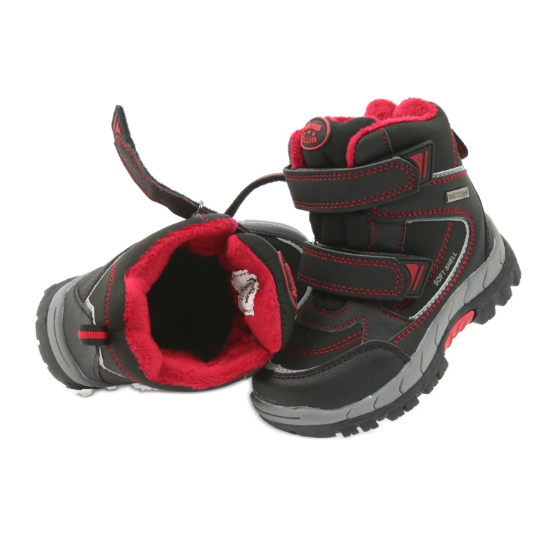 American Club American boots winter boots with a 3122 membrane black red 4