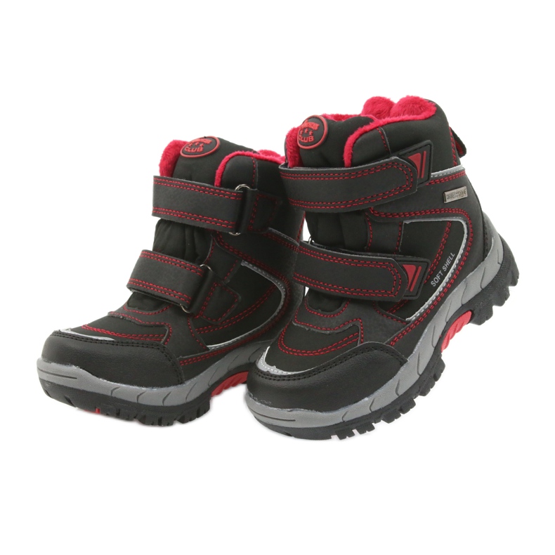 American Club American boots winter boots with a 3122 membrane black red 3