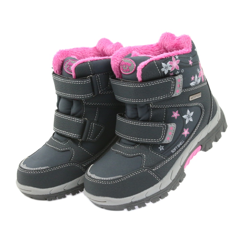 American Club American boots winter boots with a 3121 membrane grey pink 4
