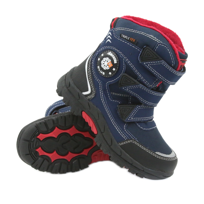 American Club American boots winter boots with a 0926 membrane black red navy blue 3