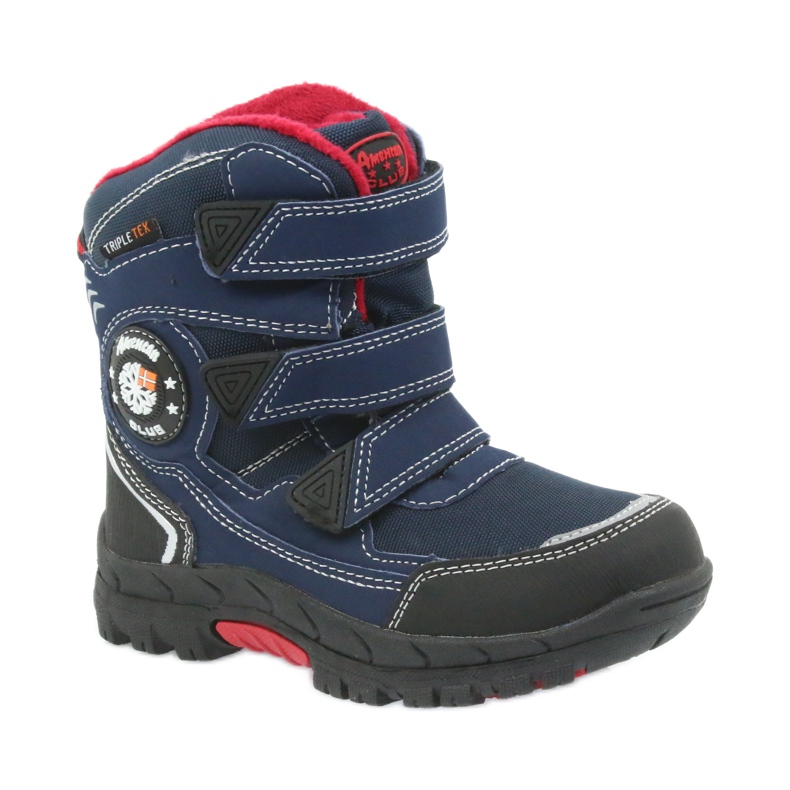 American Club American boots winter boots with a 0926 membrane black red navy blue 1