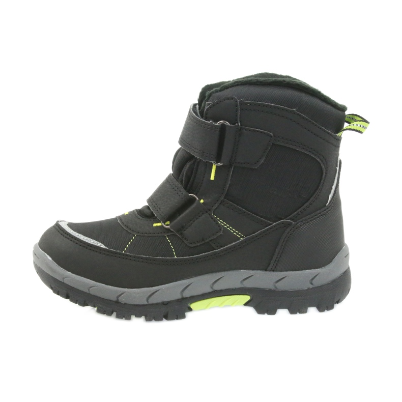 American Club American boots winter boots with a membrane of 1122 black green 2