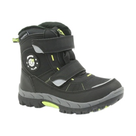 American Club American boots winter boots with a membrane of 1122 black green 1