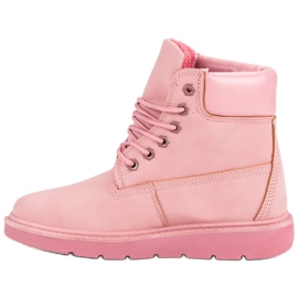 Small Swan Fashionable Pink Trappers 1 Small Swan Fashionable Pink Trappers 1
