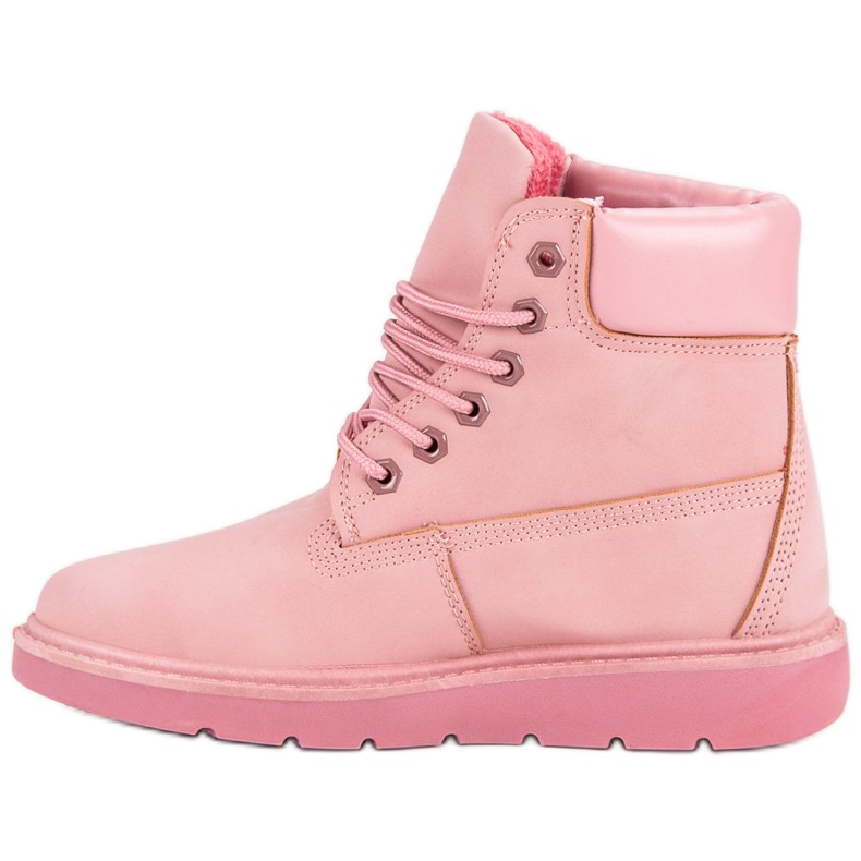 Small Swan Fashionable Pink Trappers 1 Small Swan Fashionable Pink Trappers 1