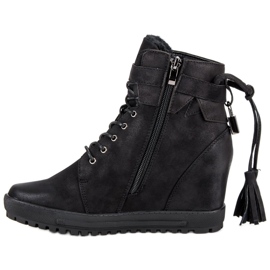 Filippo Lace-up ankle boots black 1
