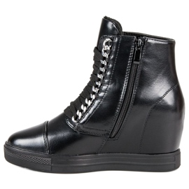Seastar Sports wedge heels black 1
