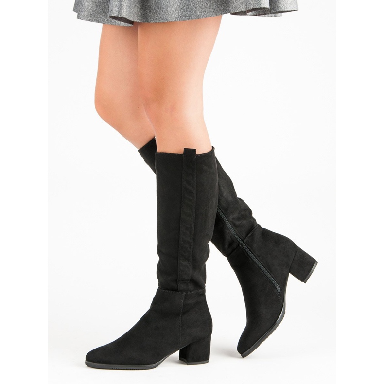 Filippo Classic suede boots black 2