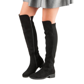 Filippo Flat Heel Boots black 1