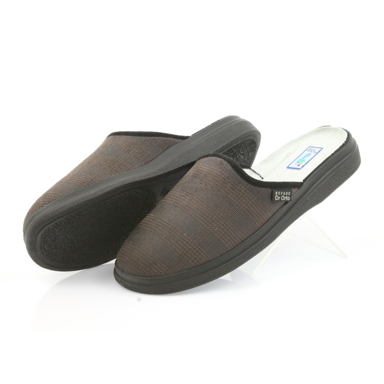 Befado men's shoes slippers health slippers 125m012 black brown 4 Befado men's shoes slippers health slippers 125m012 black brown 4
