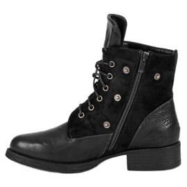 Black Bikery Boots 1
