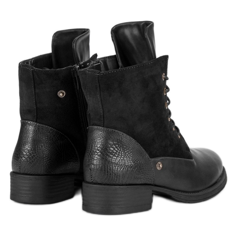 Black Bikery Boots 2