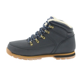 American Club American high boots winter boots 152619 navy blue 2