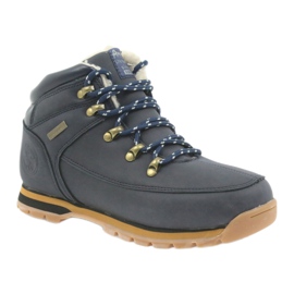American Club American high boots winter boots 152619 navy blue 1