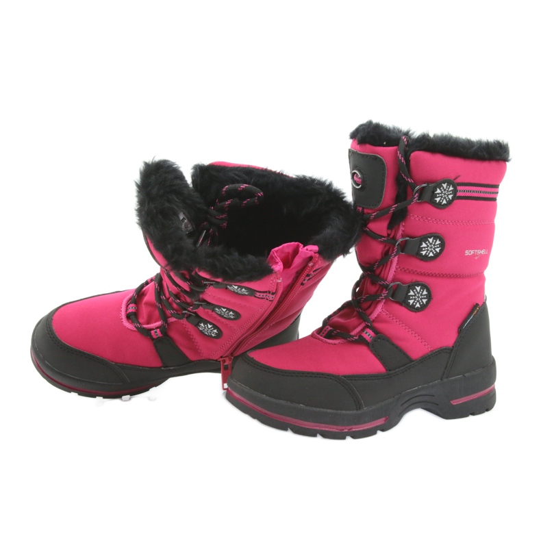 American Club American winter boots with a 702SB membrane black pink 4 American Club American winter boots with a 702SB membrane black pink 4
