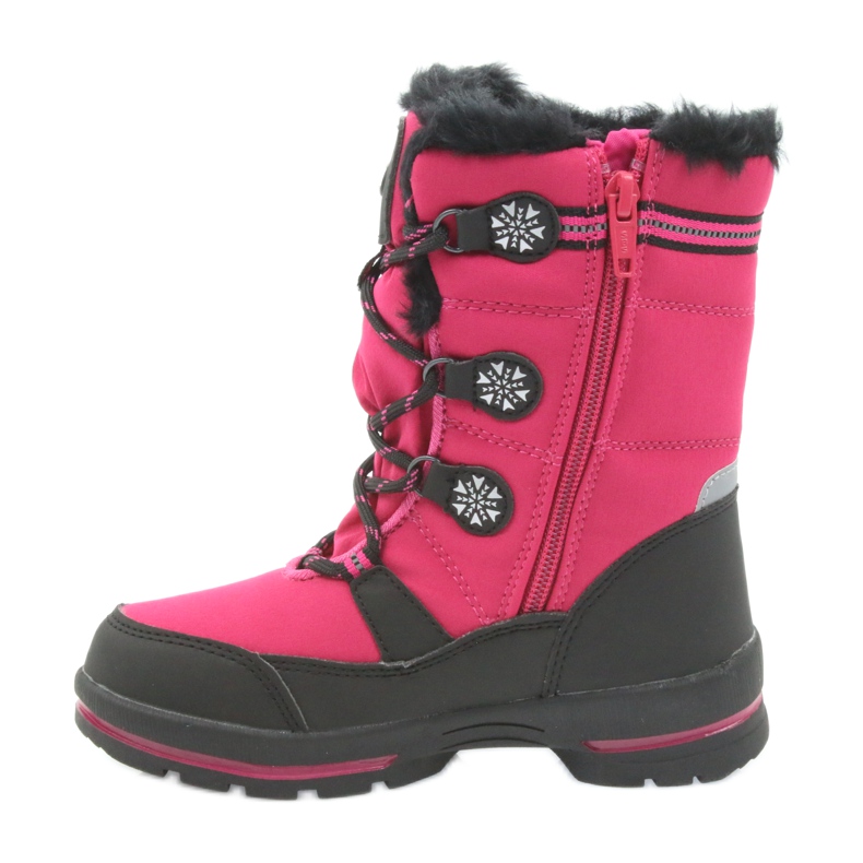 American Club American winter boots with a 702SB membrane black pink 2 American Club American winter boots with a 702SB membrane black pink 2