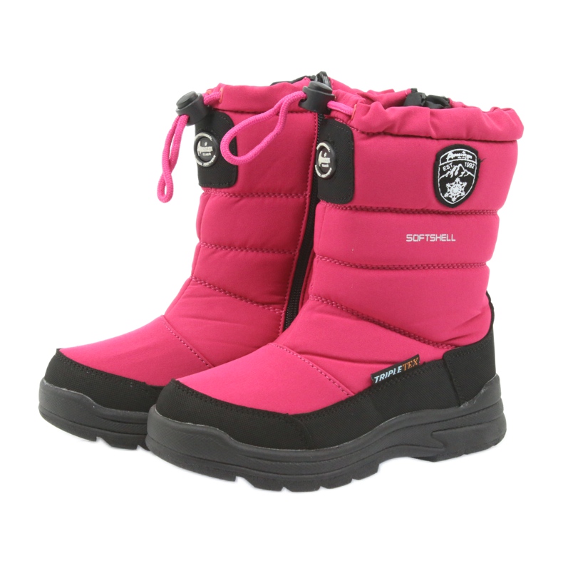 American Club American winter boots with 801SB membrane black pink 3 American Club American winter boots with 801SB membrane black pink 3