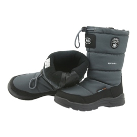 American Club Snow boots with American 801SB gray membrane black grey 4