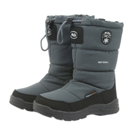 American Club Snow boots with American 801SB gray membrane black grey 3